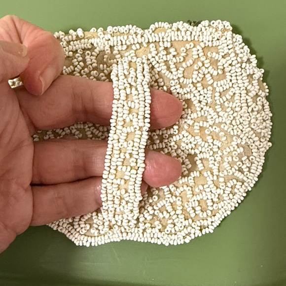 Antique Beaded Purse 1930’s. Handmade in Belgium. - Picture 3 of 6
